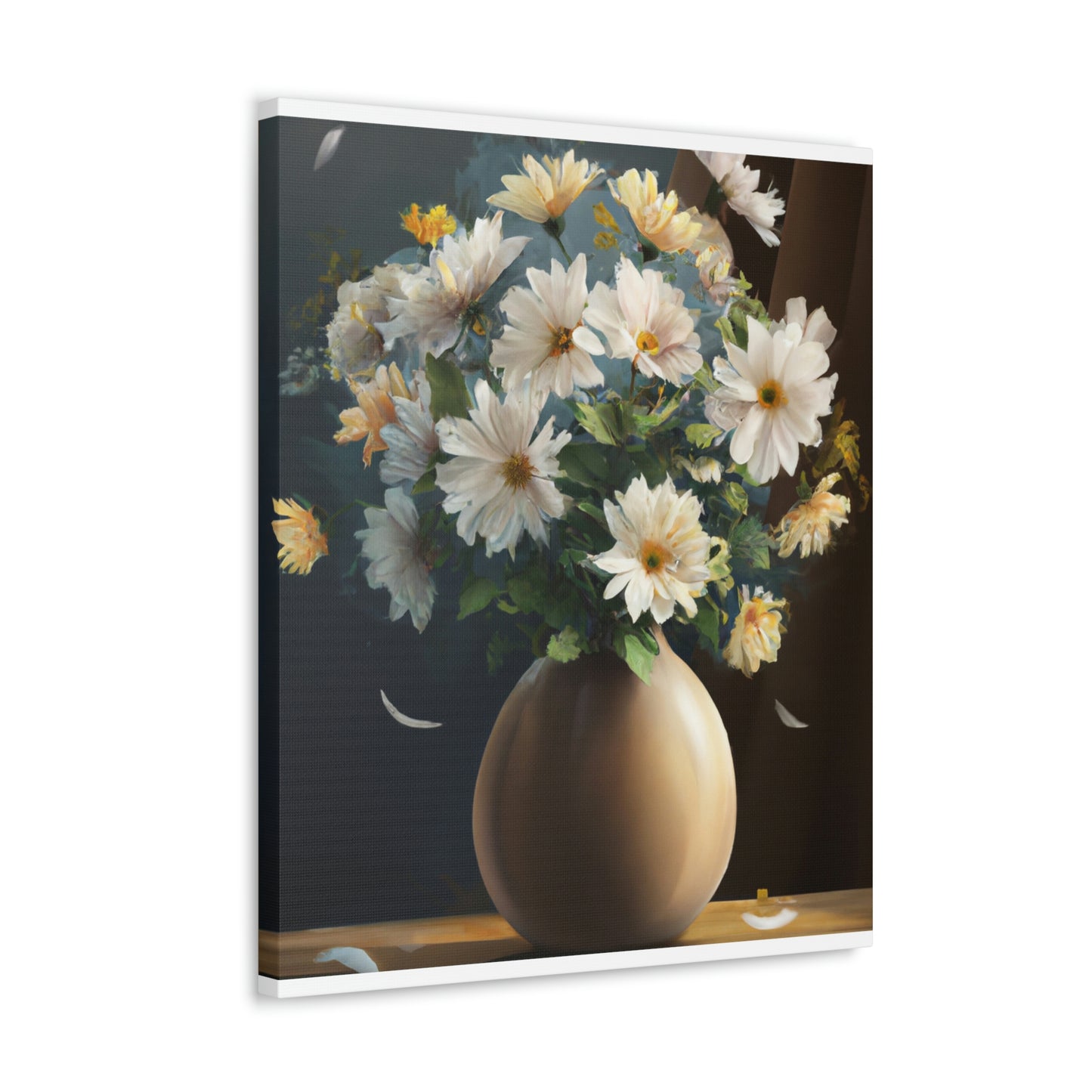 Vase Floral Splendor - Canvas