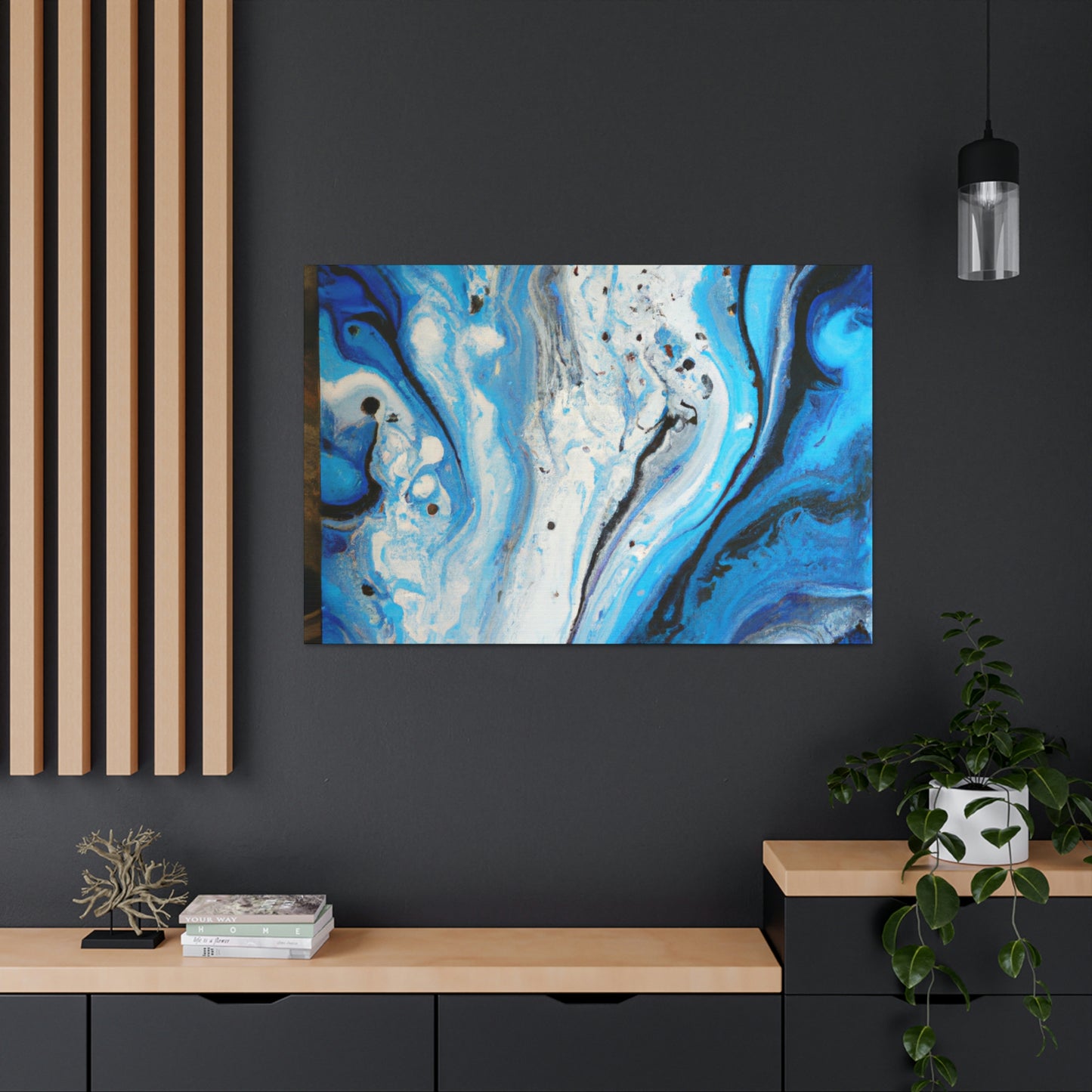 Blue Stream - Canvas