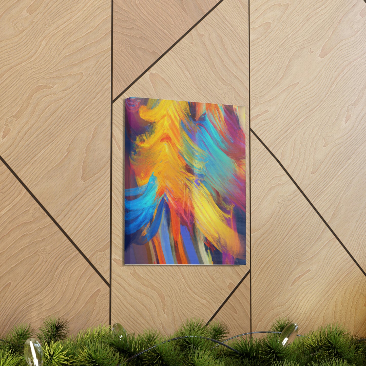 Colorful Brush Cords. - Canvas