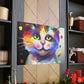 "Fur Florals" - Canvas