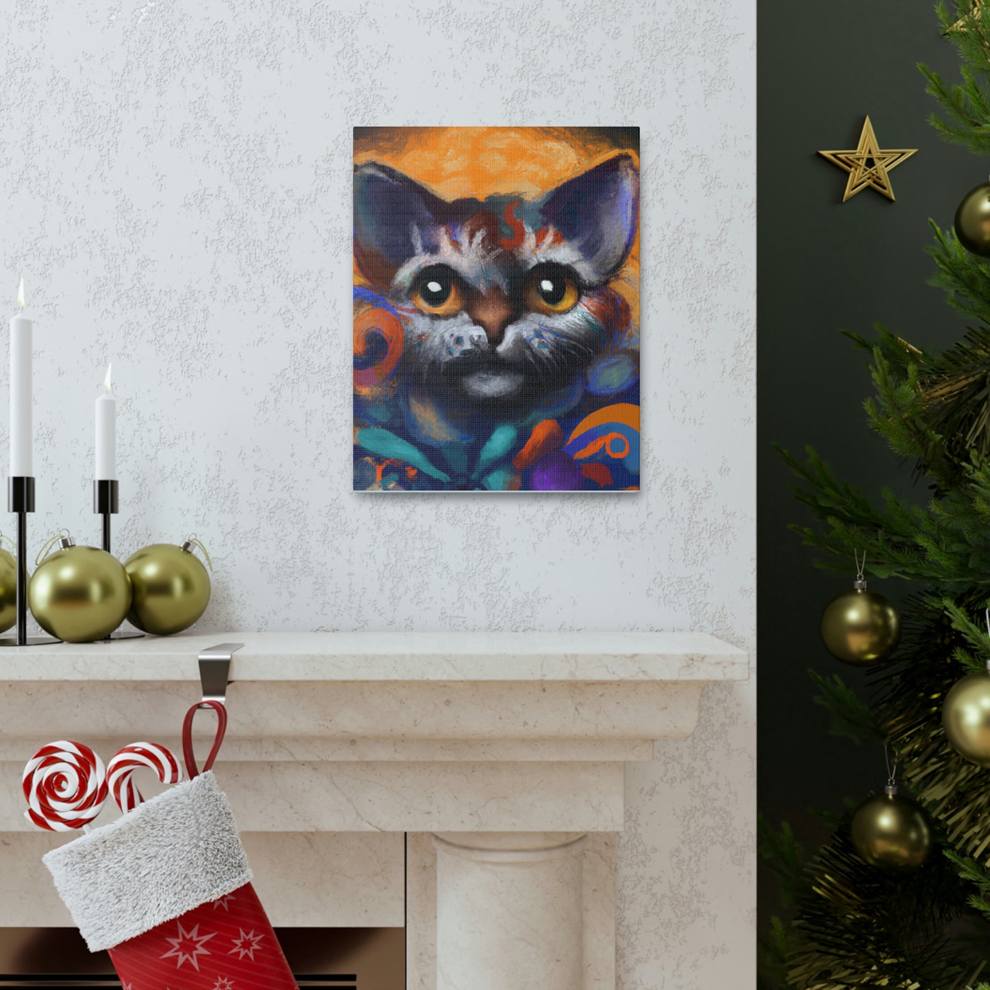 Floret Cat - Canvas