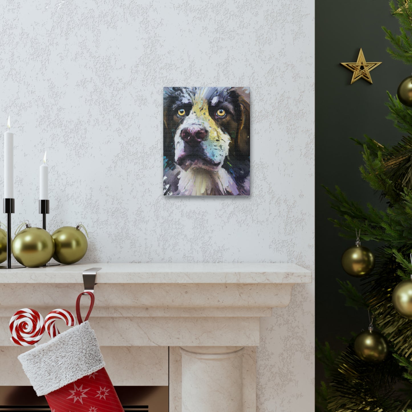 Dogful Vibrancy - Canvas