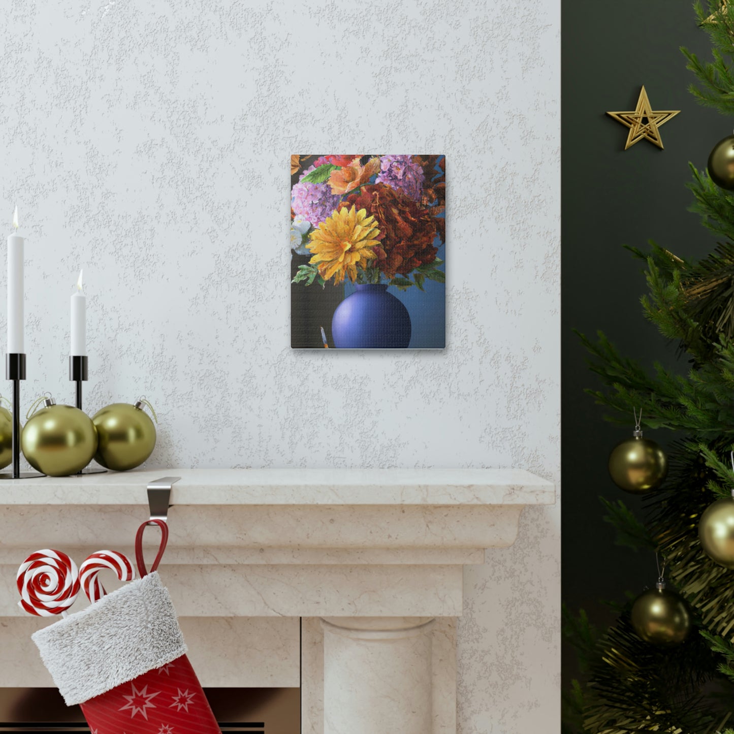 Floral Bloom Brilliance - Canvas