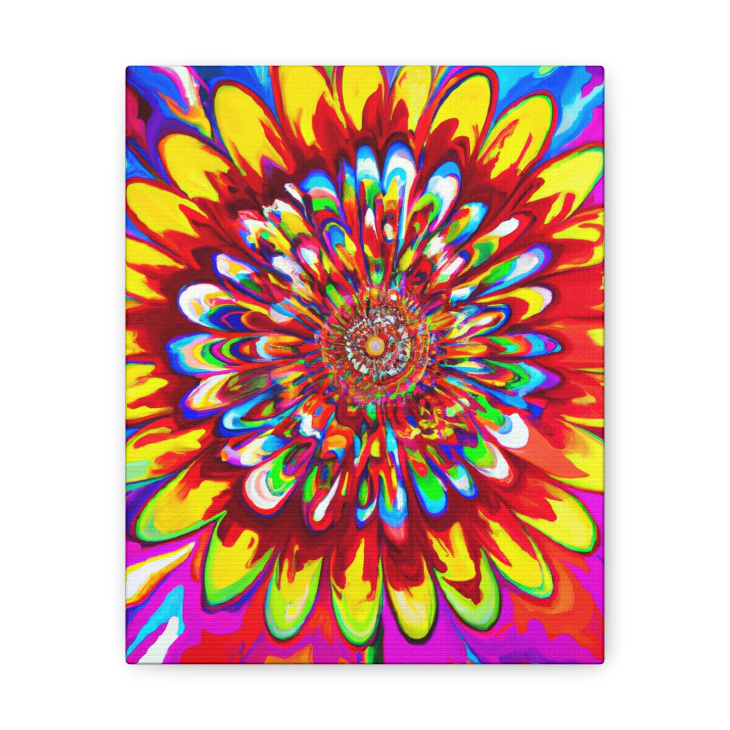 "Vivid Plume" - Canvas