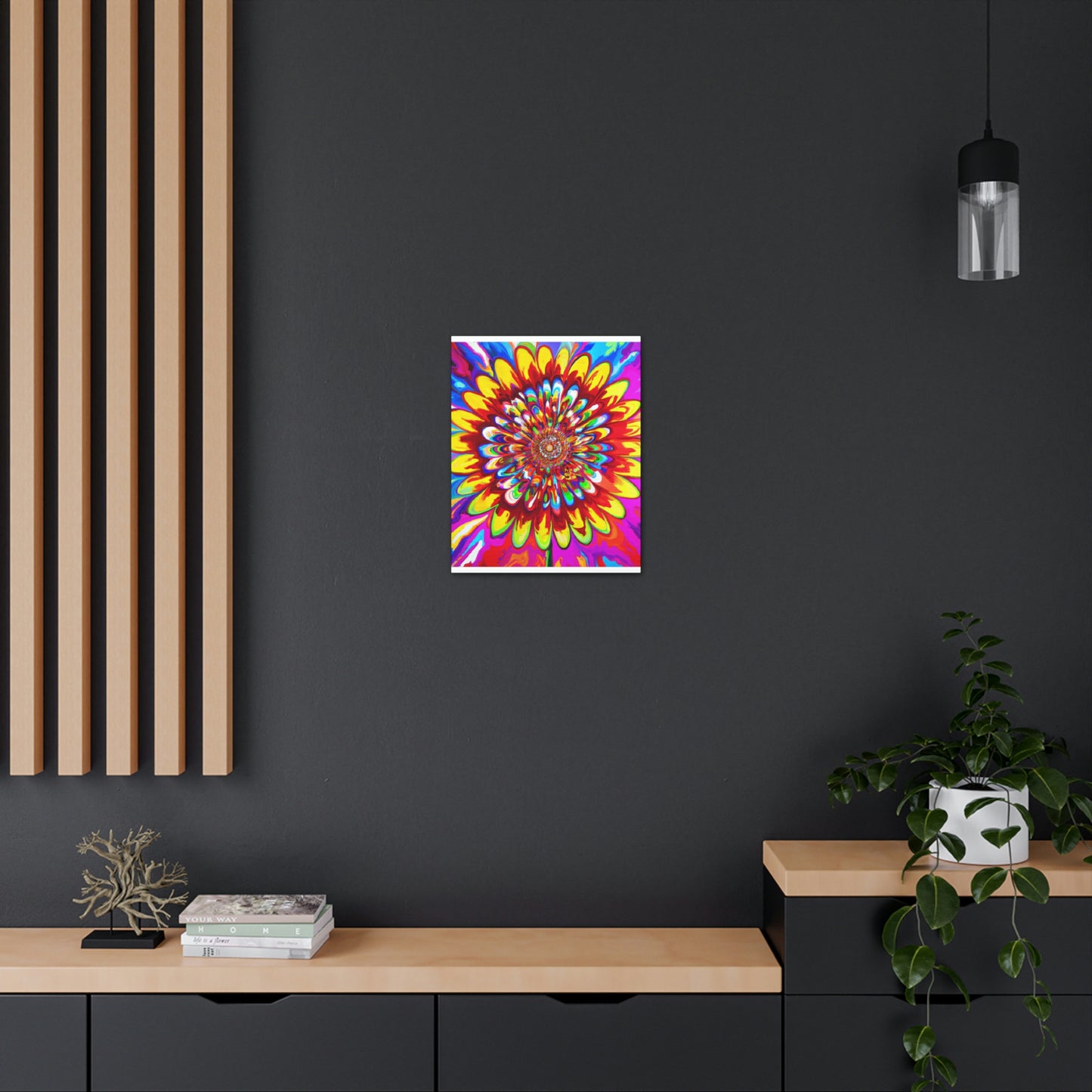"Vivid Plume" - Canvas