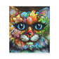 Blissful Cat - Canvas