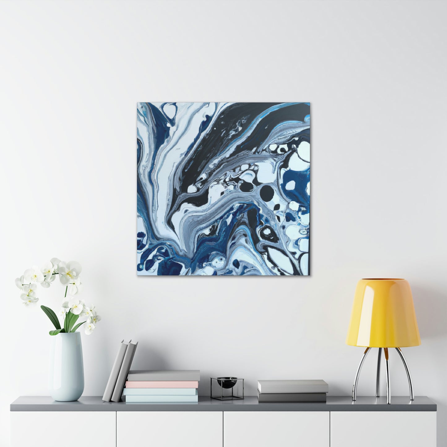 Blue Reflection. - Canvas