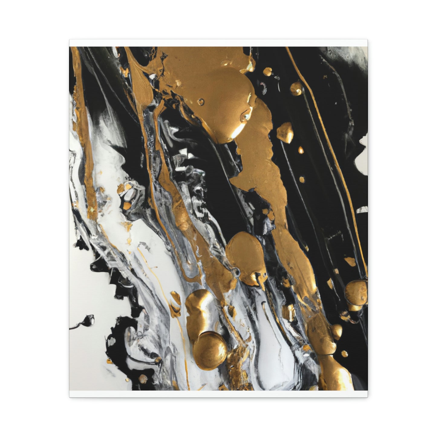 Glittering Noir Luxe - Canvas