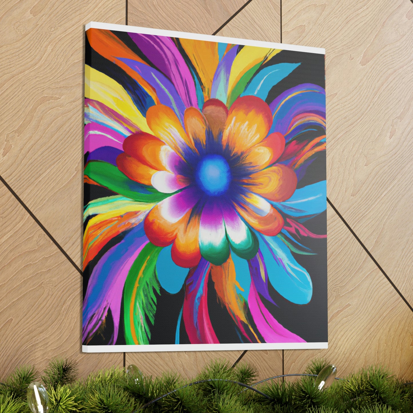 Psychedelic Bloom. - Canvas