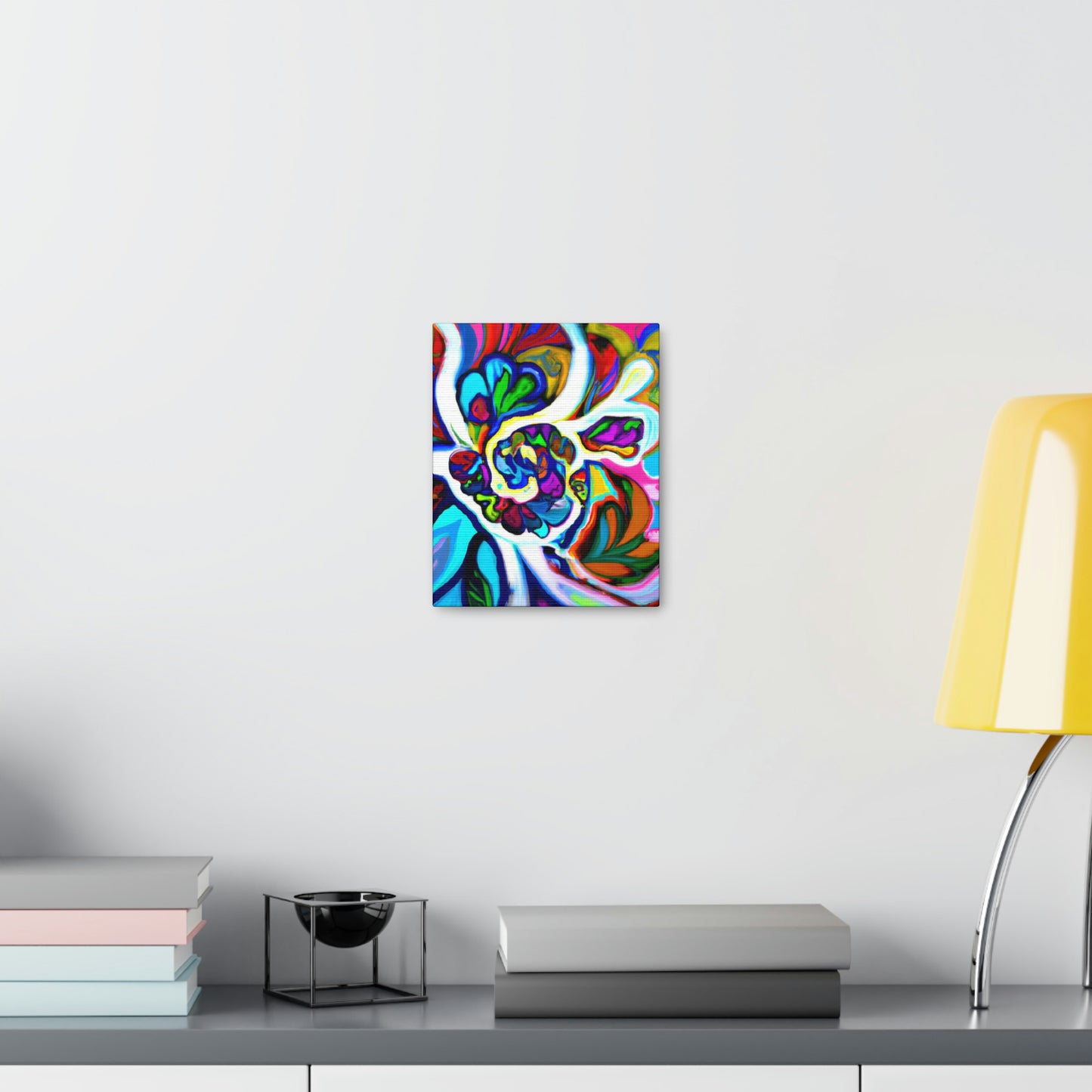 Psychedelic Bloom. - Canvas
