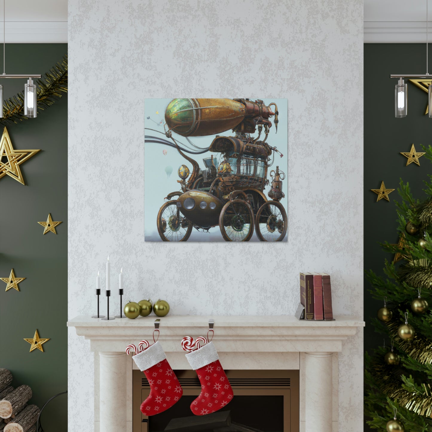 Steampunk Chariot - Canvas