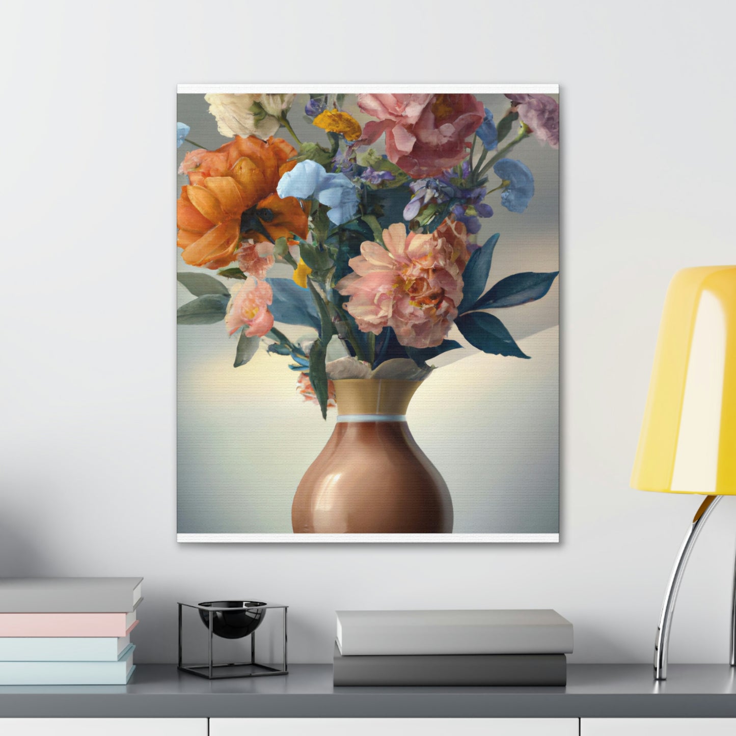 Blooming Floral Splendor. - Canvas