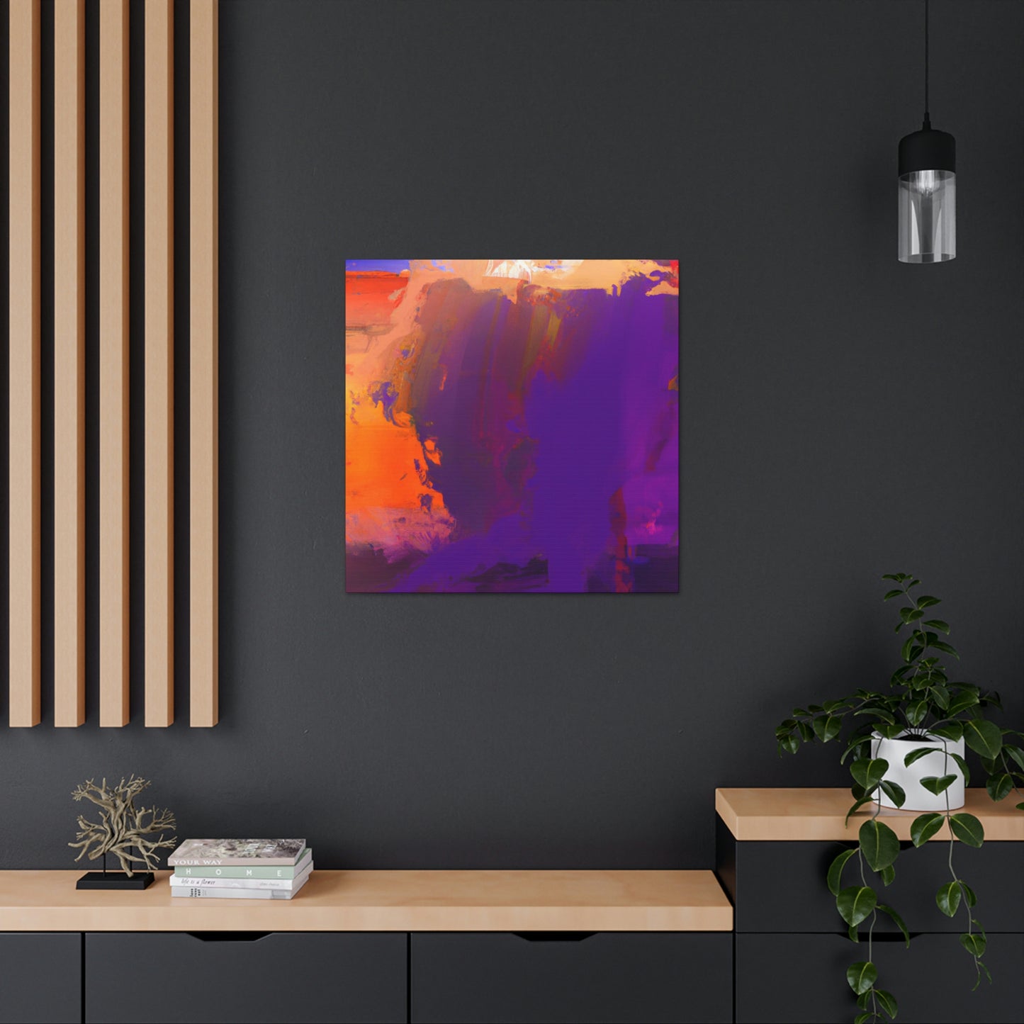 "Brushed Hues" - Canvas