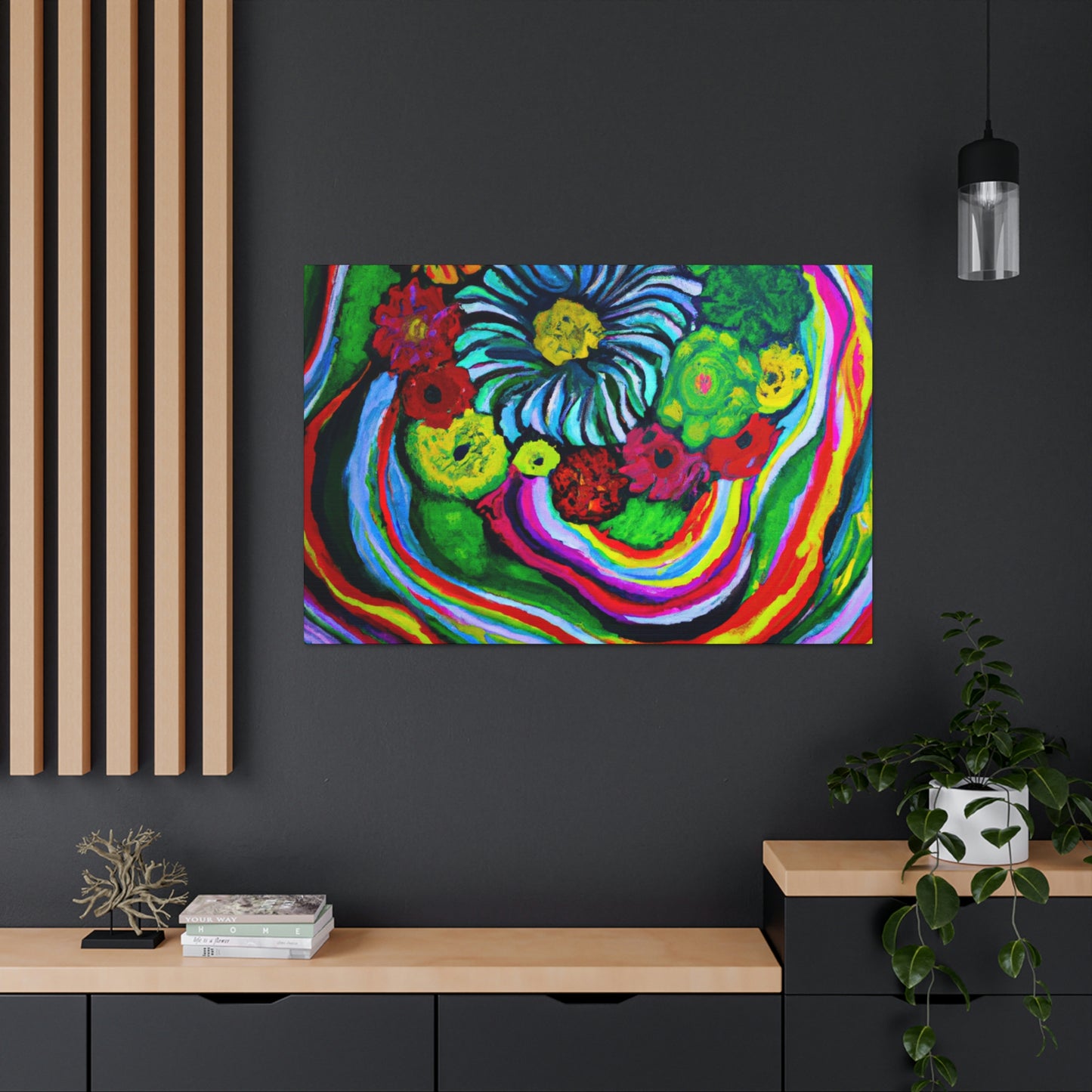 Vivid Blooms. - Canvas