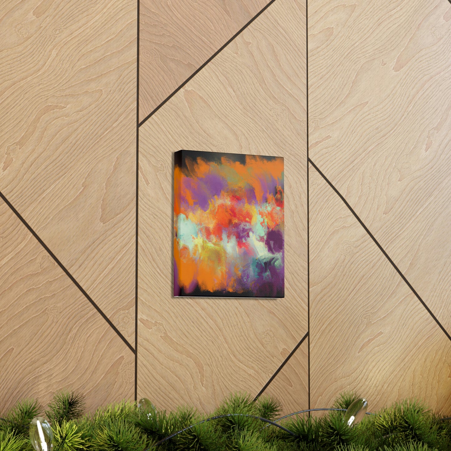 Coral Sparkle. - Canvas