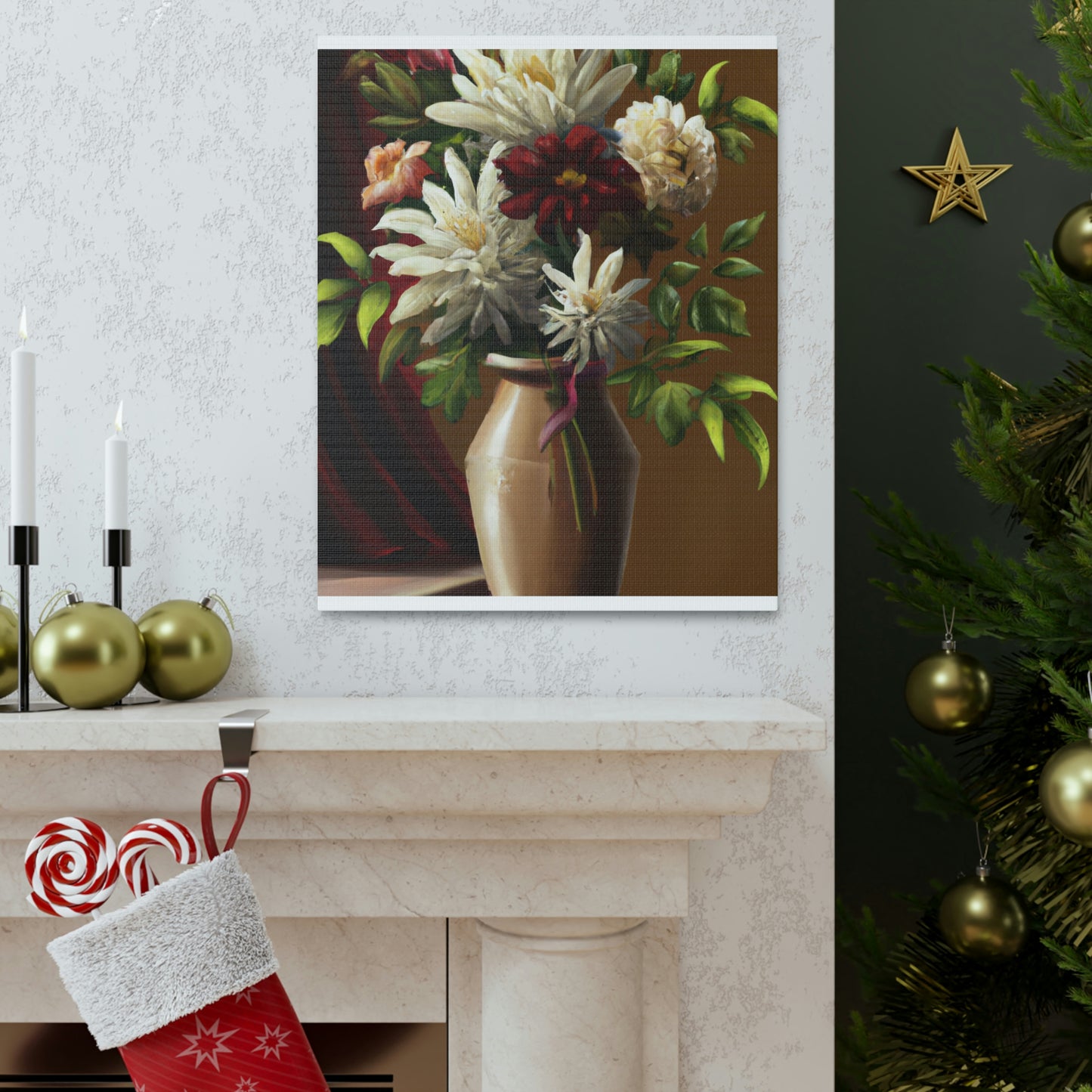 Vibrant Floral Awesomeness. - Canvas