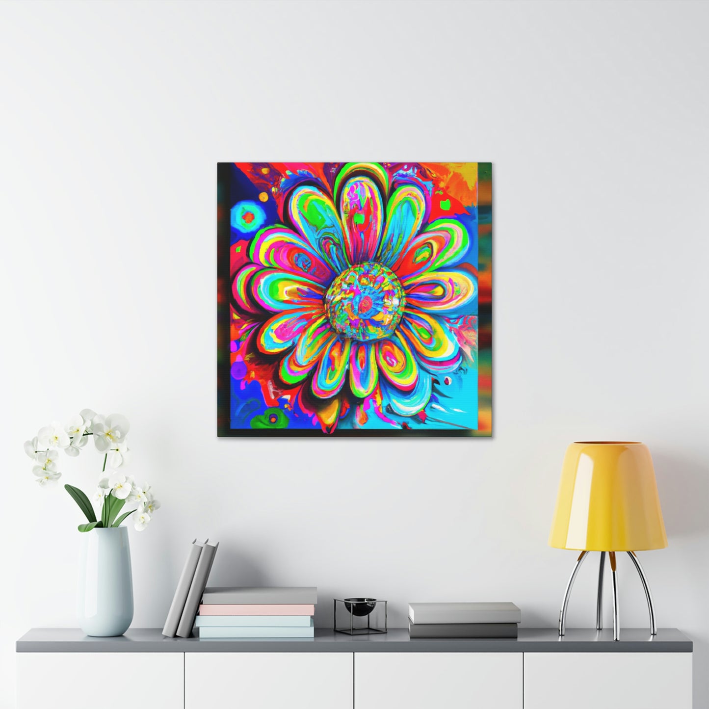Vivid Bloom. - Canvas