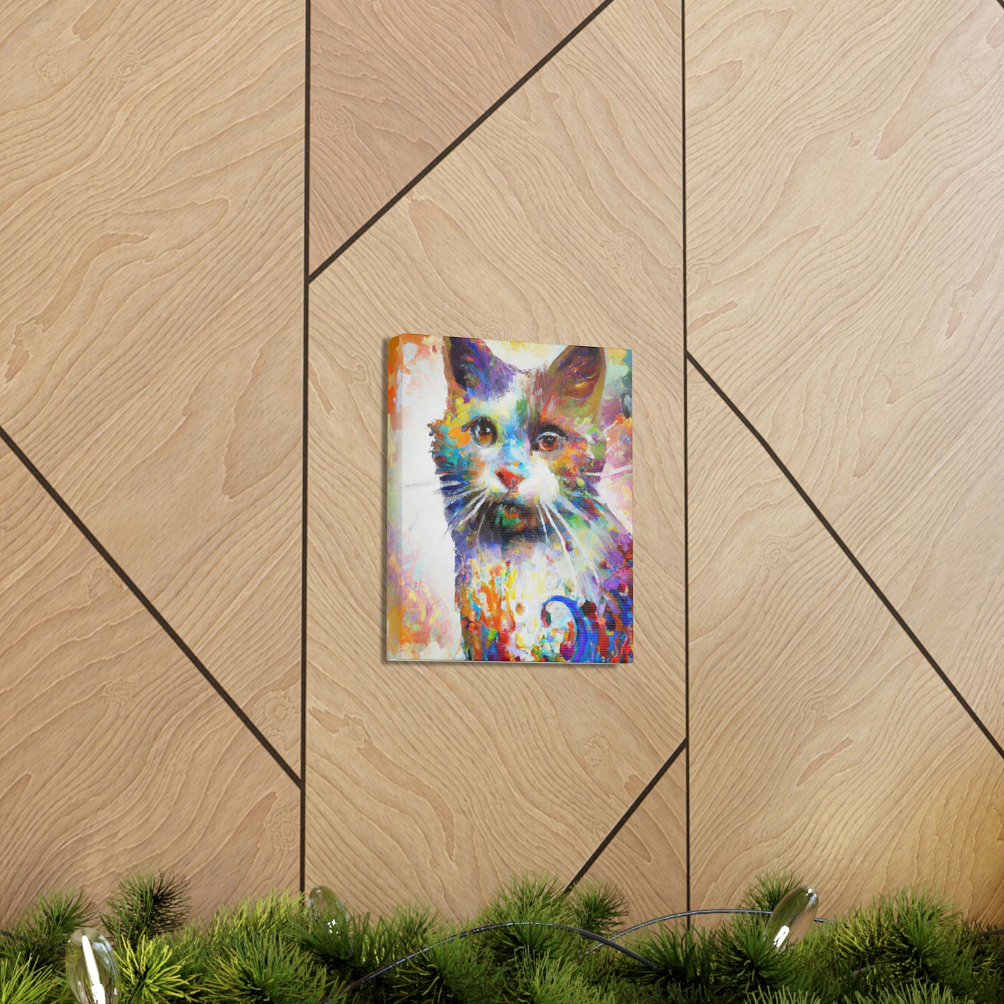 Bloomy Feline! - Canvas