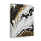 Mystic Gold Wave. - Canvas