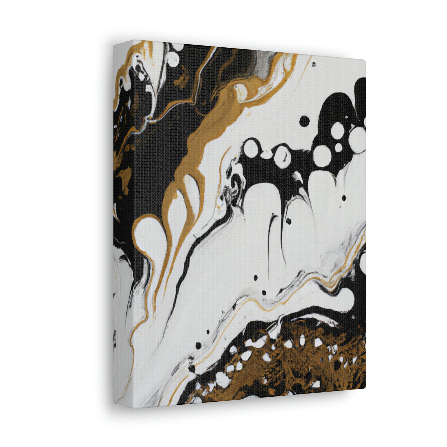 Mystic Gold Wave. - Canvas