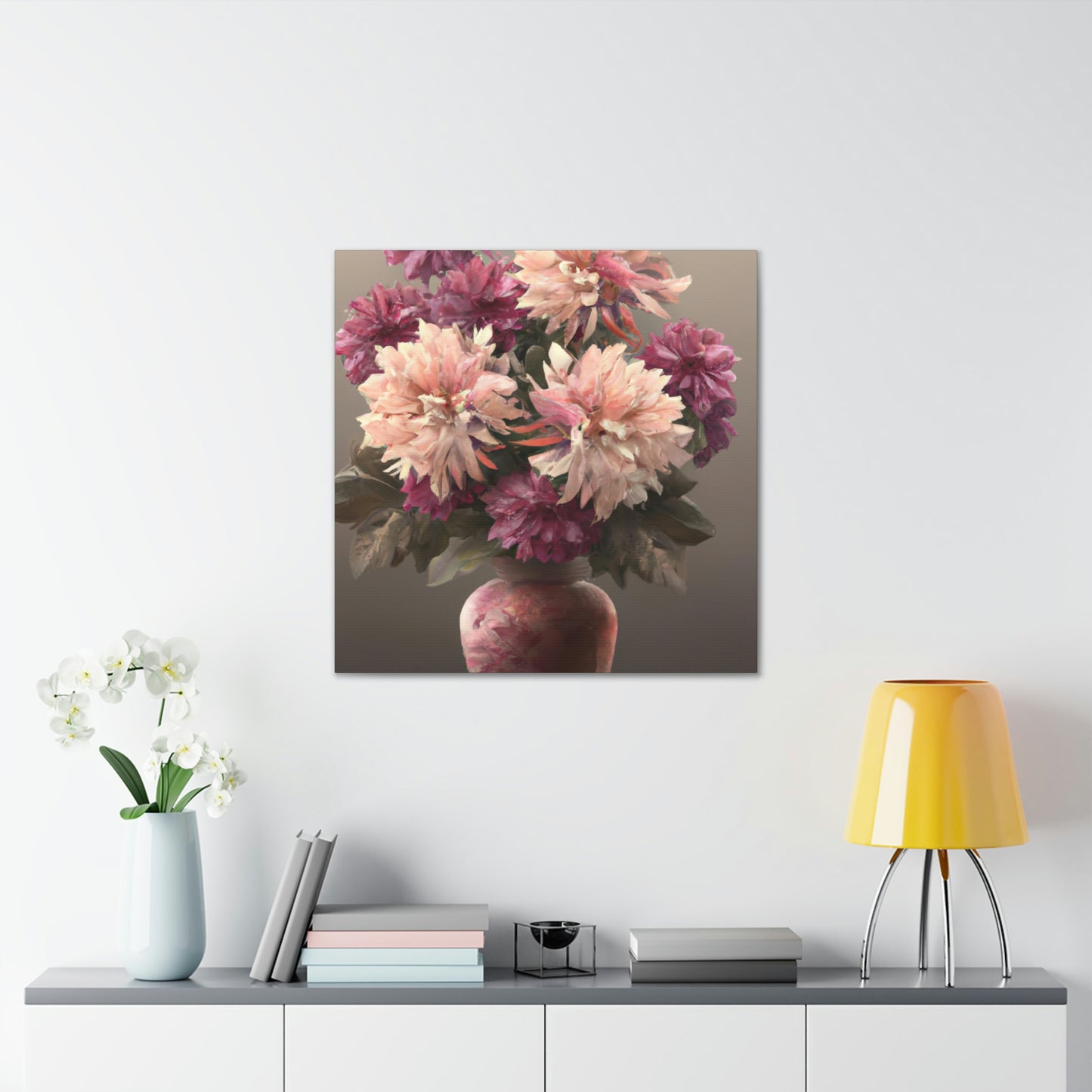 "Floral Finesse Art" - Canvas