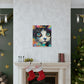Feline Flourish. - Canvas