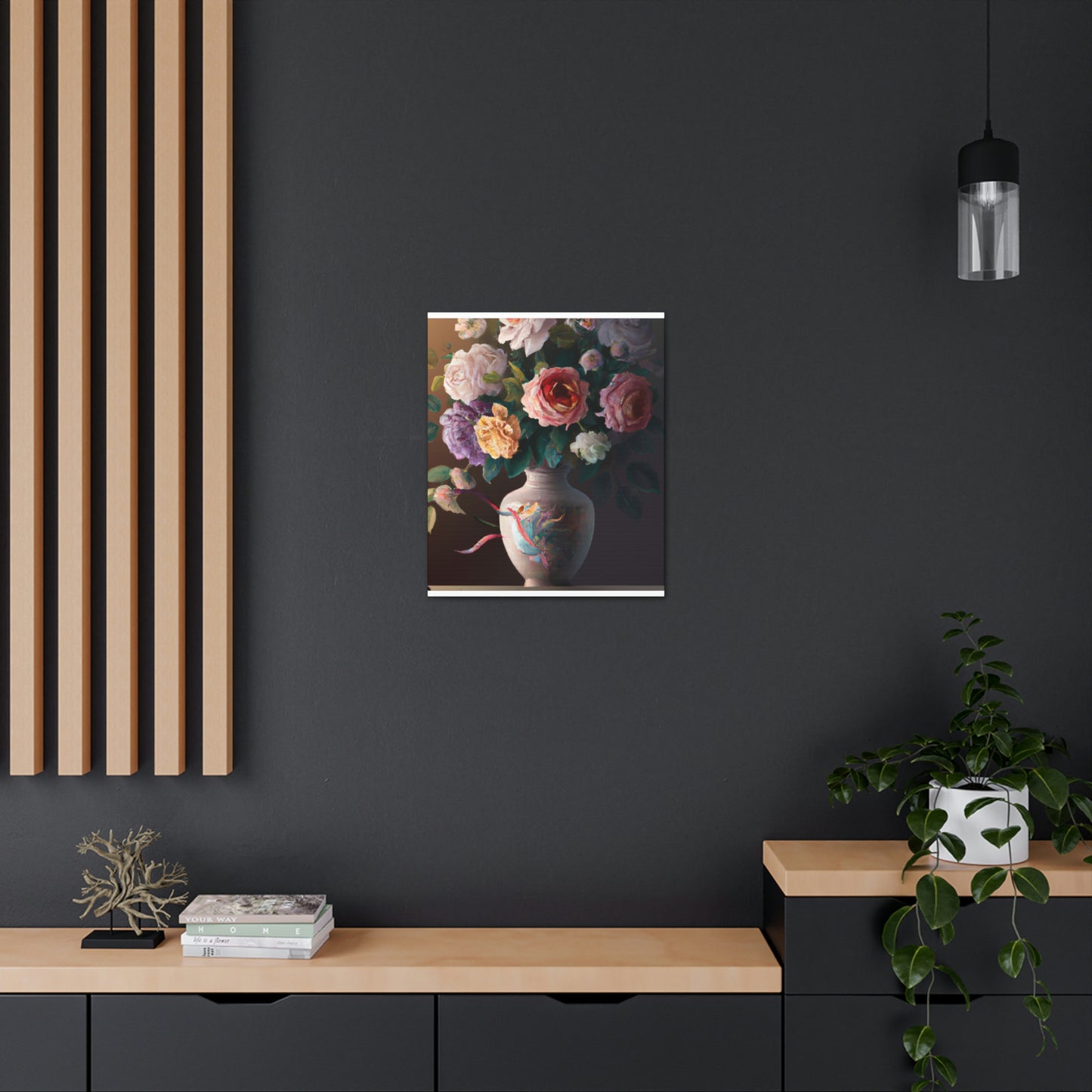 Blooming Petal Splendor - Canvas