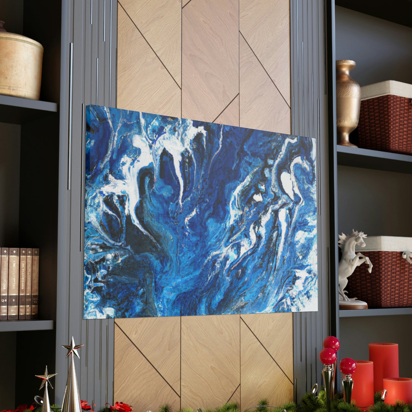 Aqua Tide. - Canvas