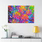 Vivid Blooms. - Canvas