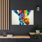 Vibrant Giraffe Dream. - Canvas