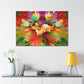 Illuminated Bloom. - Canvas