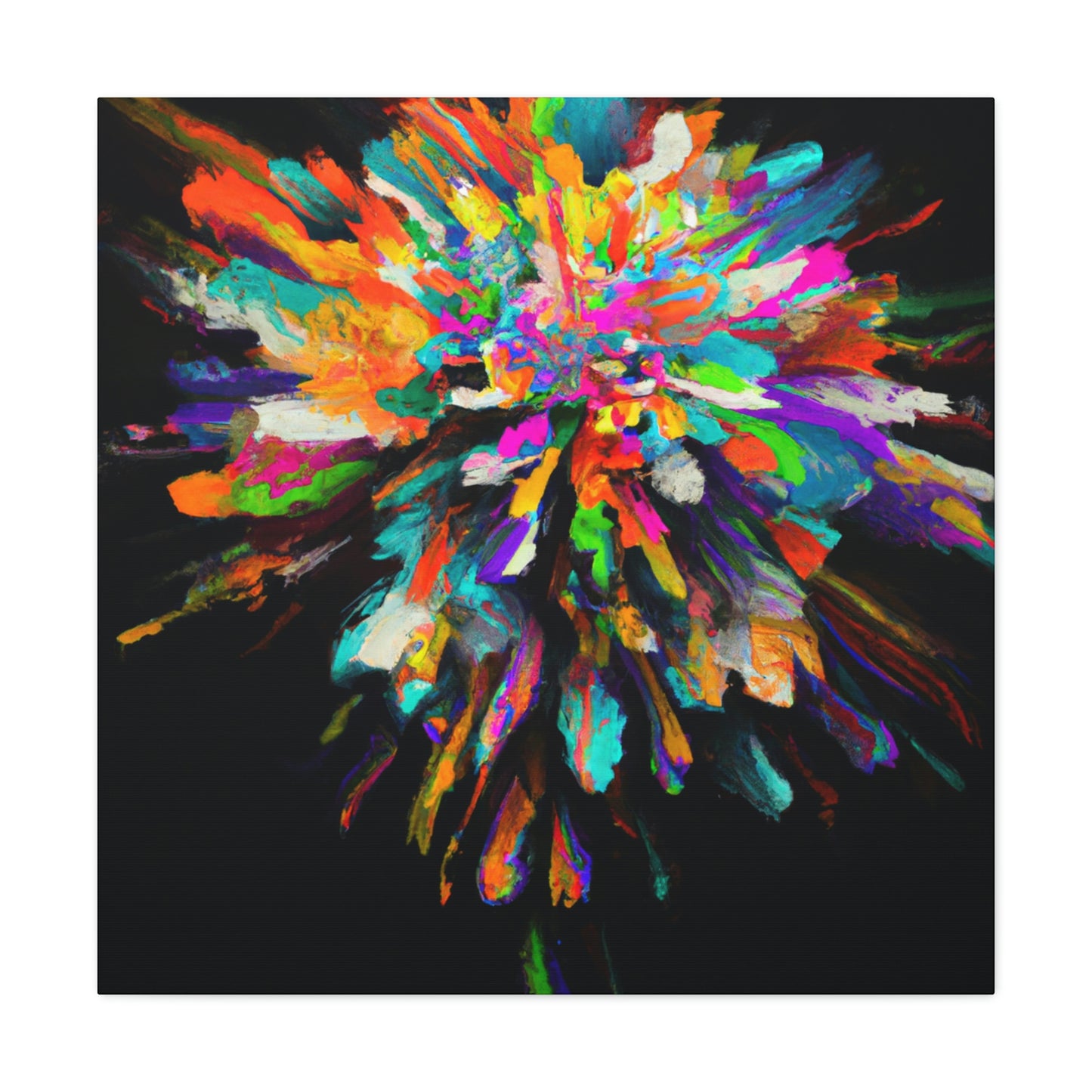 Psychedelic Bloom - Canvas