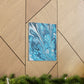 Aqua Swirl. - Canvas