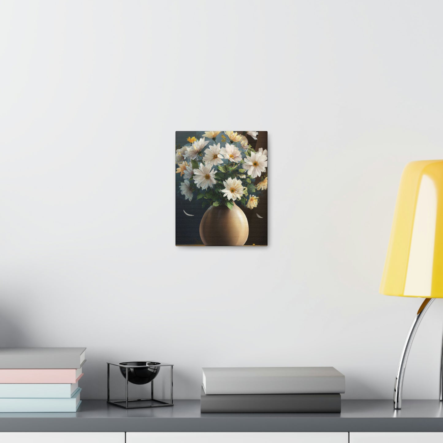 Vase Floral Splendor - Canvas