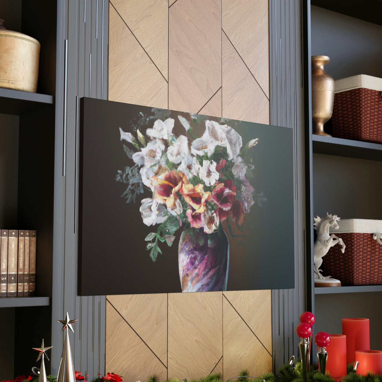 Floral Finesse Dreaming - Canvas