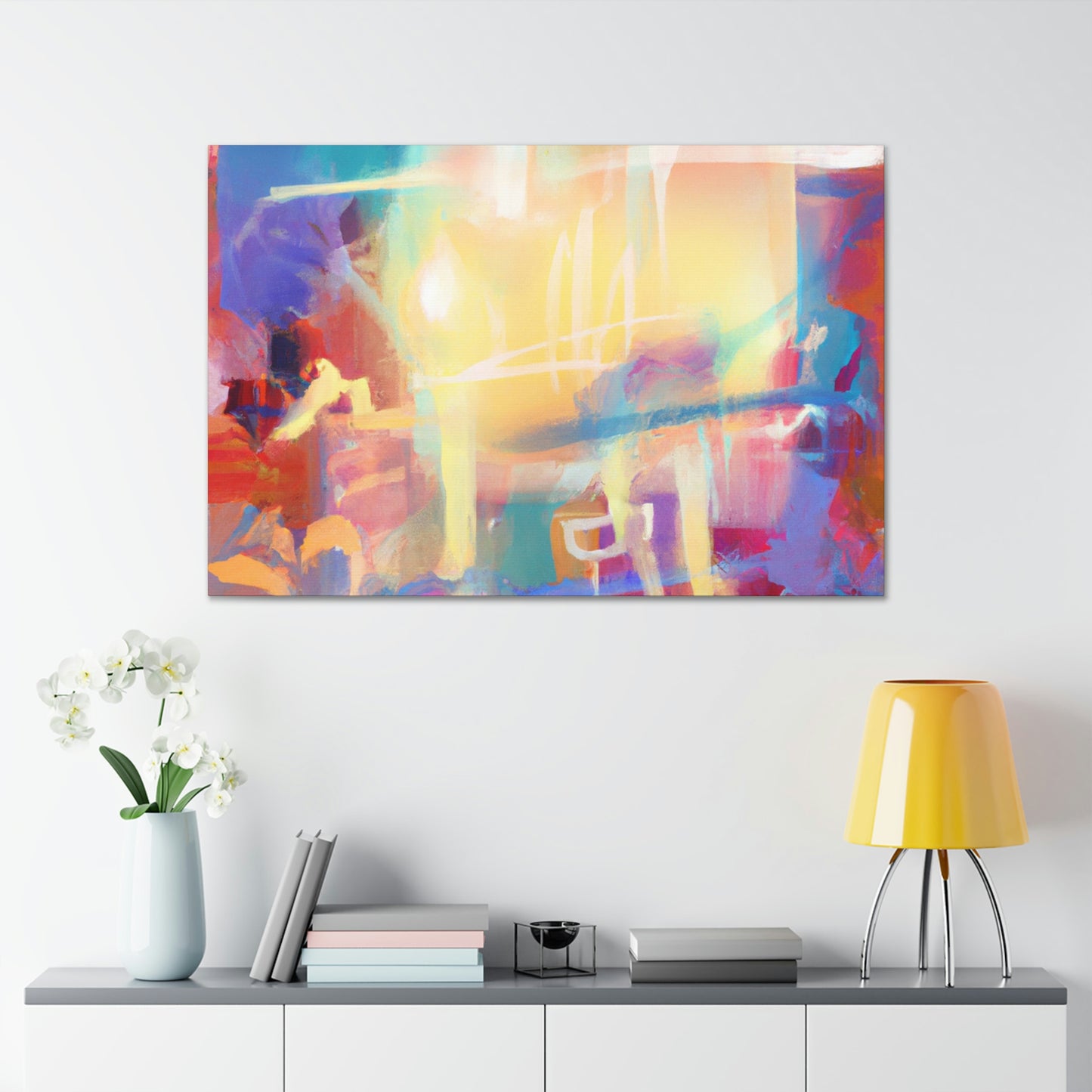 Cosmic Bloom. - Canvas