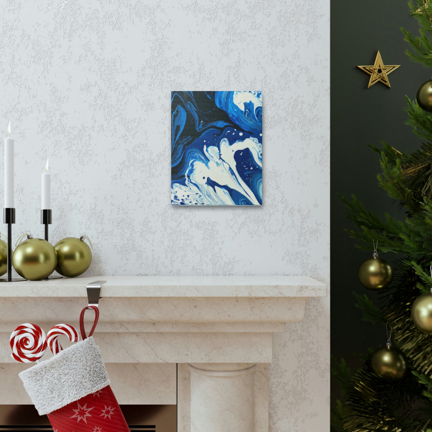 Blue Flux - Canvas