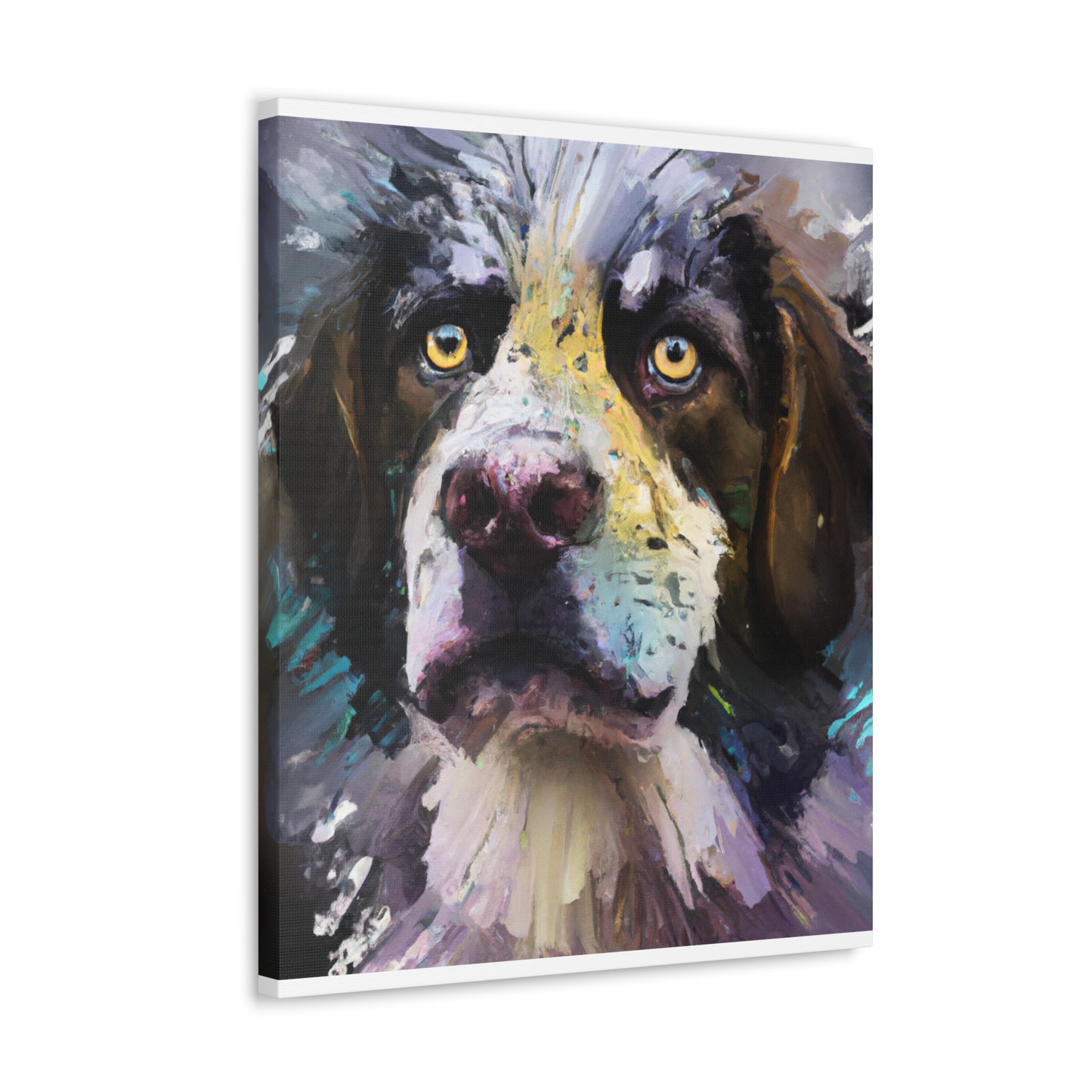 Dogful Vibrancy - Canvas