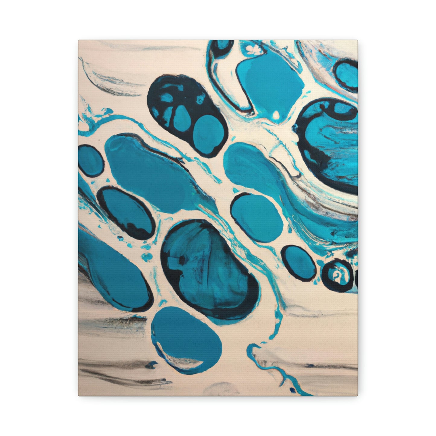 "Aqua Flow" - Canvas
