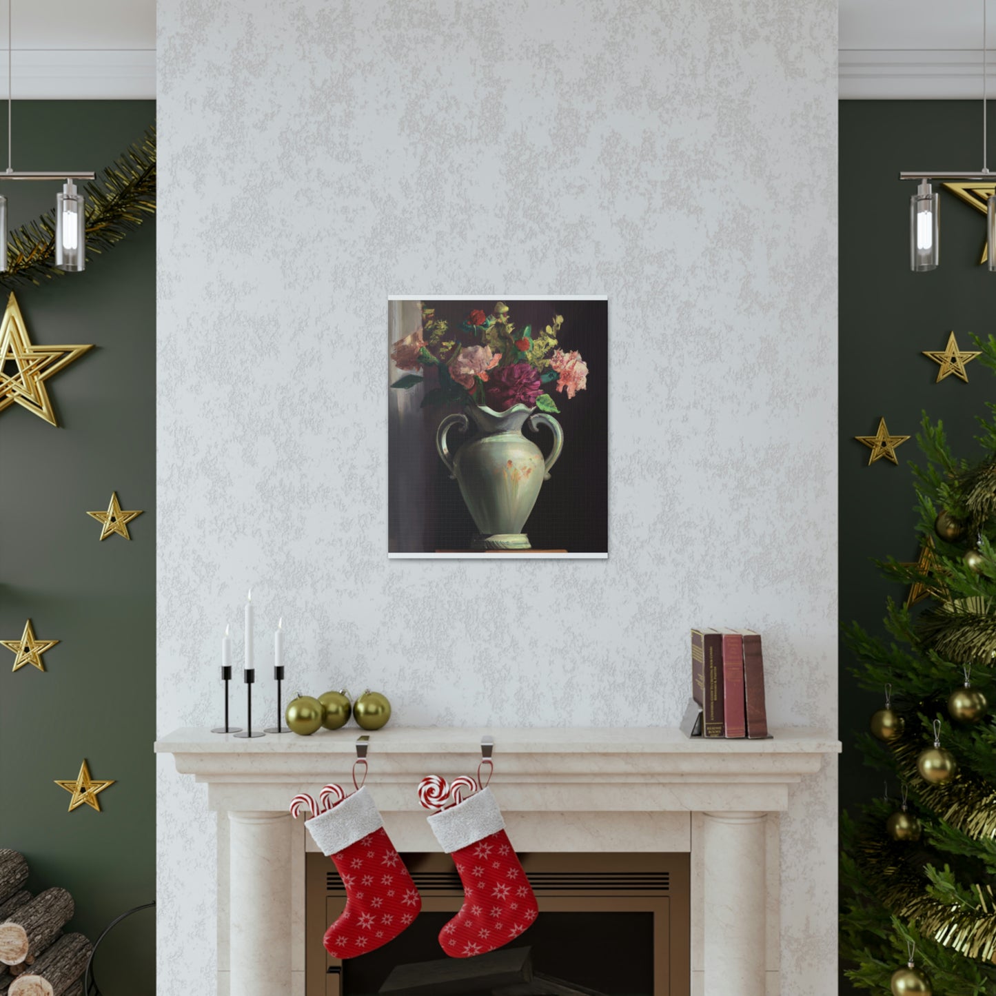 Vase Petal Splendor - Canvas