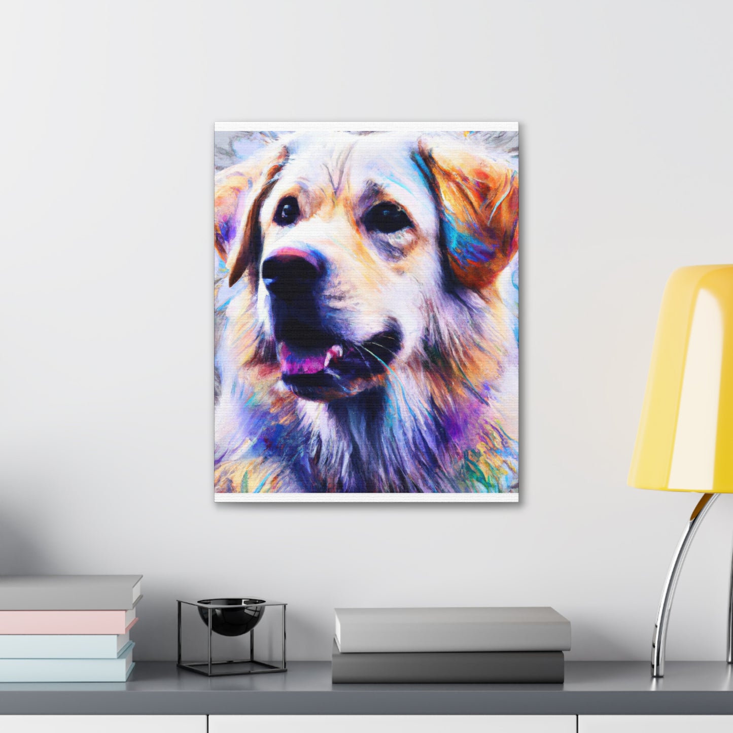"Canine Elegance" - Canvas