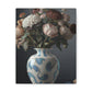 "Floral Finesse Vignette" - Canvas