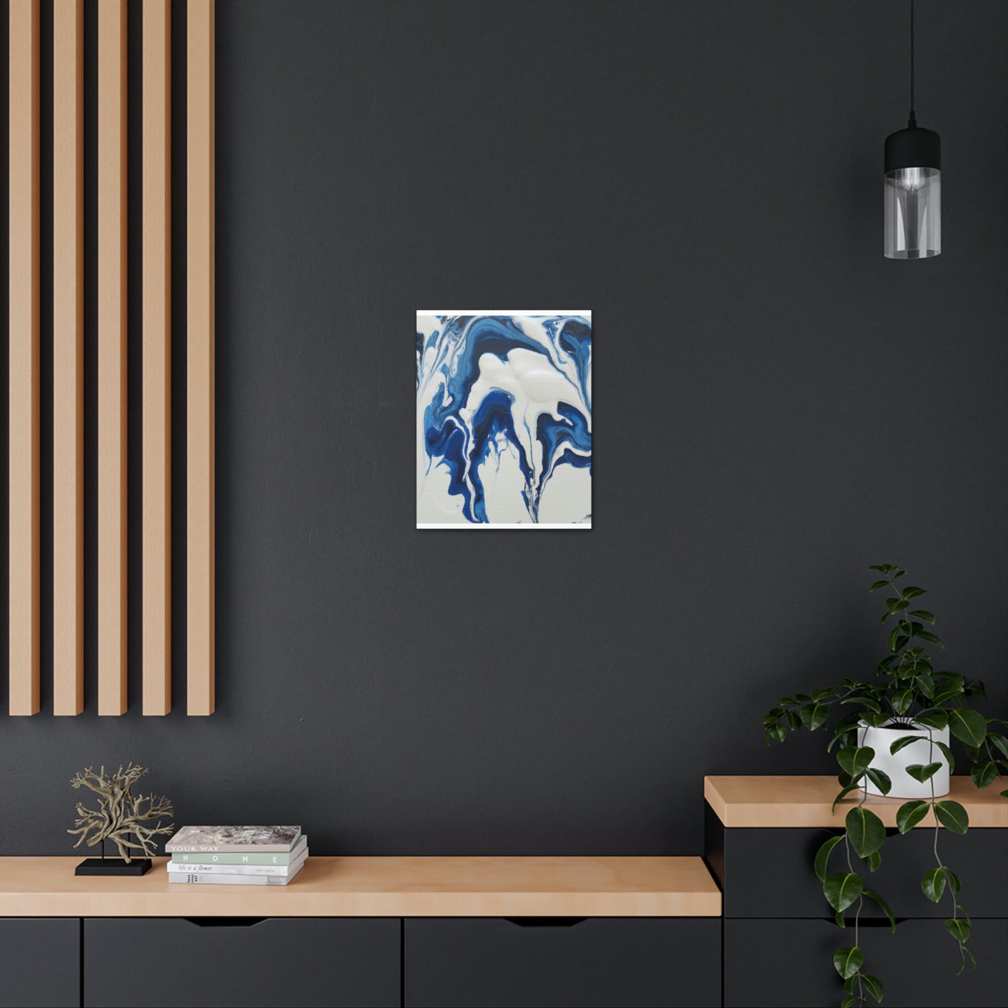 Blue Flux. - Canvas