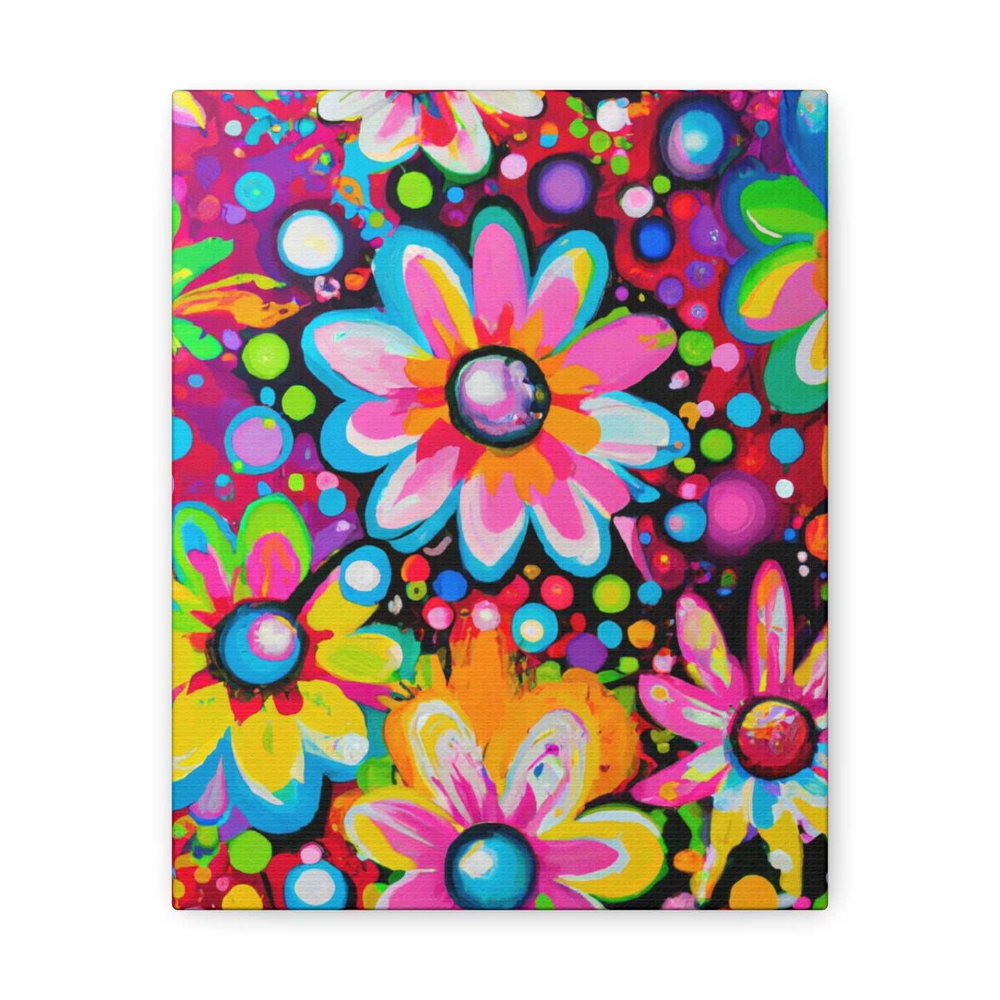 Vibrant Bloom. - Canvas