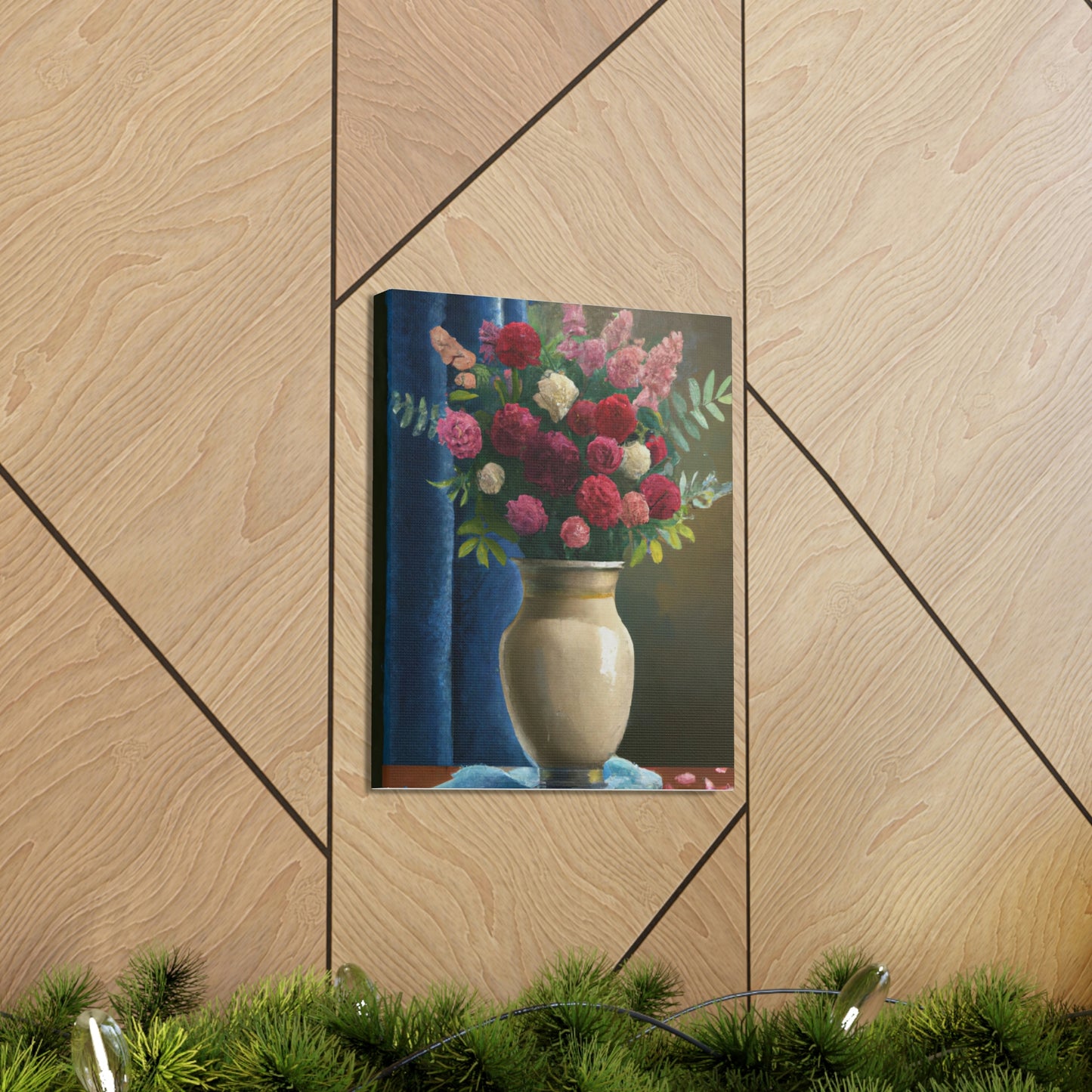 Floral Fantasia. - Canvas