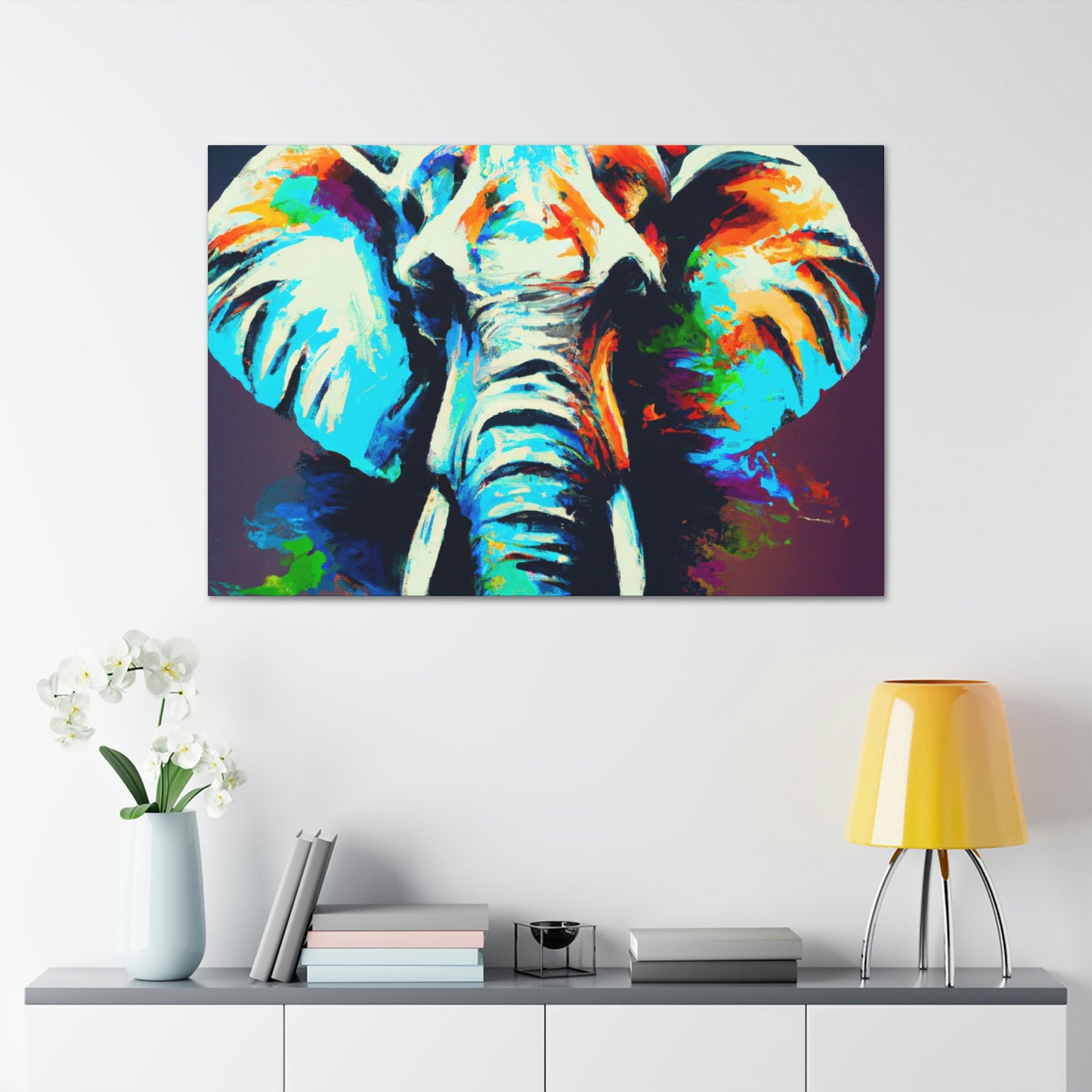 Rainbow Trunk. - Canvas