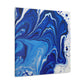 "Aqua Stream" - Canvas