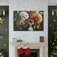 Floral Artistry Vase - Canvas