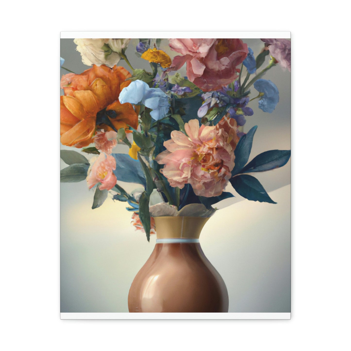 Blooming Floral Splendor. - Canvas