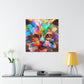 "Floral Feline" - Canvas